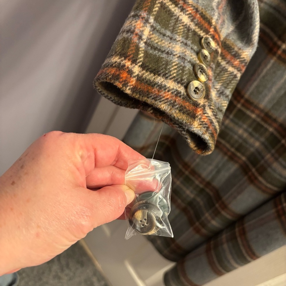 Lauren Ralph Lauren Multicolor Plaid Trench Coat - Picture 8 of 12